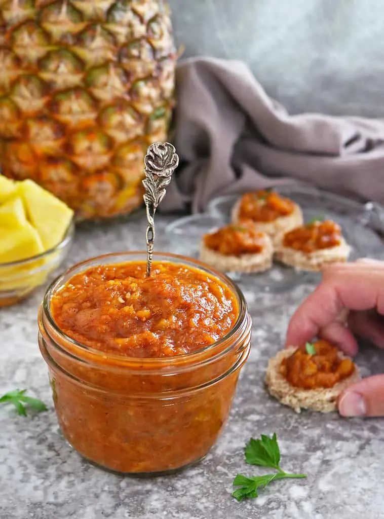 Vegetarian Pineapple Chutney