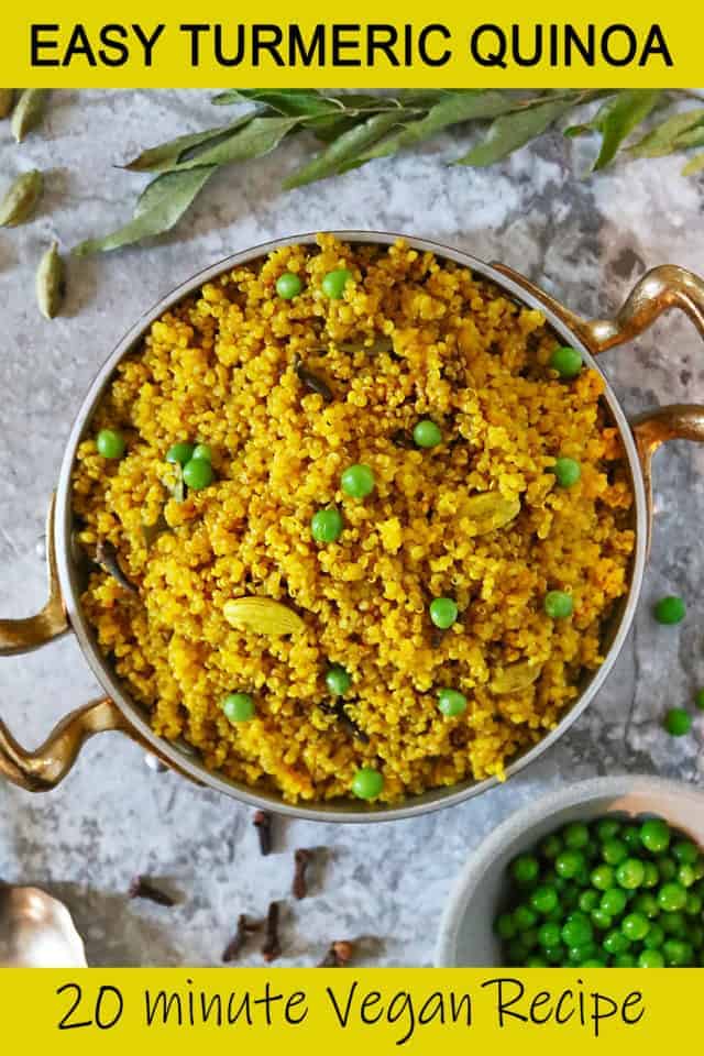 Easy Turmeric Quinoa Recipe Savory Spin