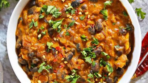 Chickpea and best sale black bean curry