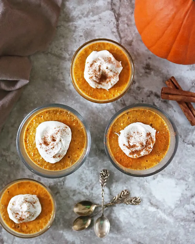 The best pumpkin spice chia pudding recipe.