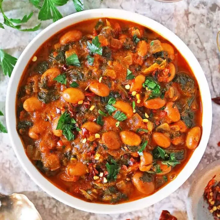 spicy vegan bean curry