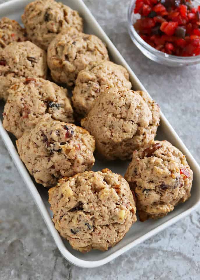 Easy Fruitcake Cookies Recipe Savory Spin