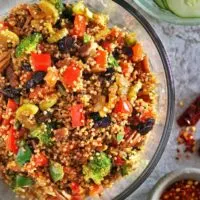 Easy Christmas quinoa salad