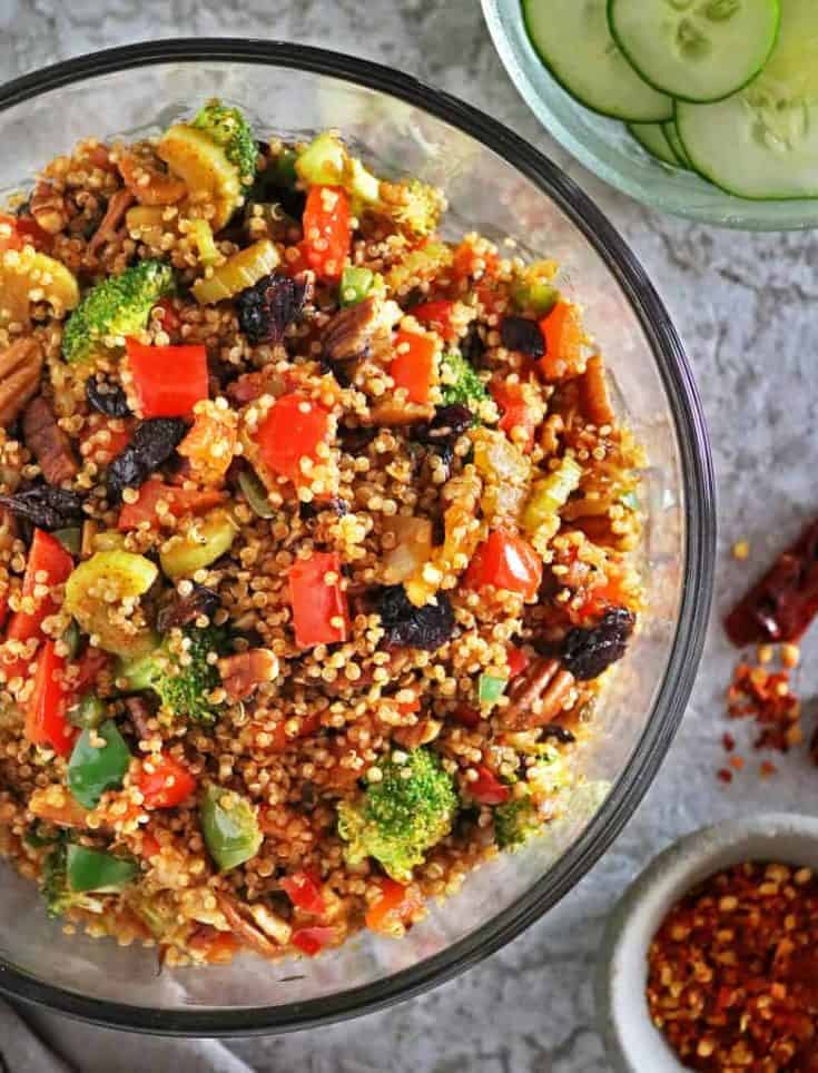 Christmas Quinoa Salad Recipe - Savory Spin