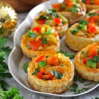 These pepper puffs are an easy and delicious christmas appetizer