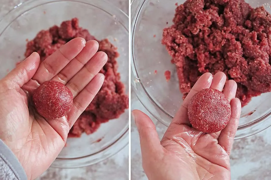 Making healthy pink cookies