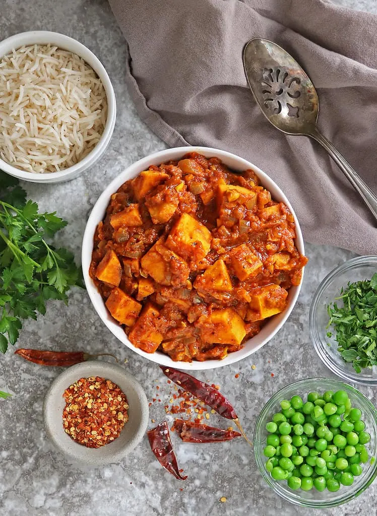 Delicious vegan sweet potato curry