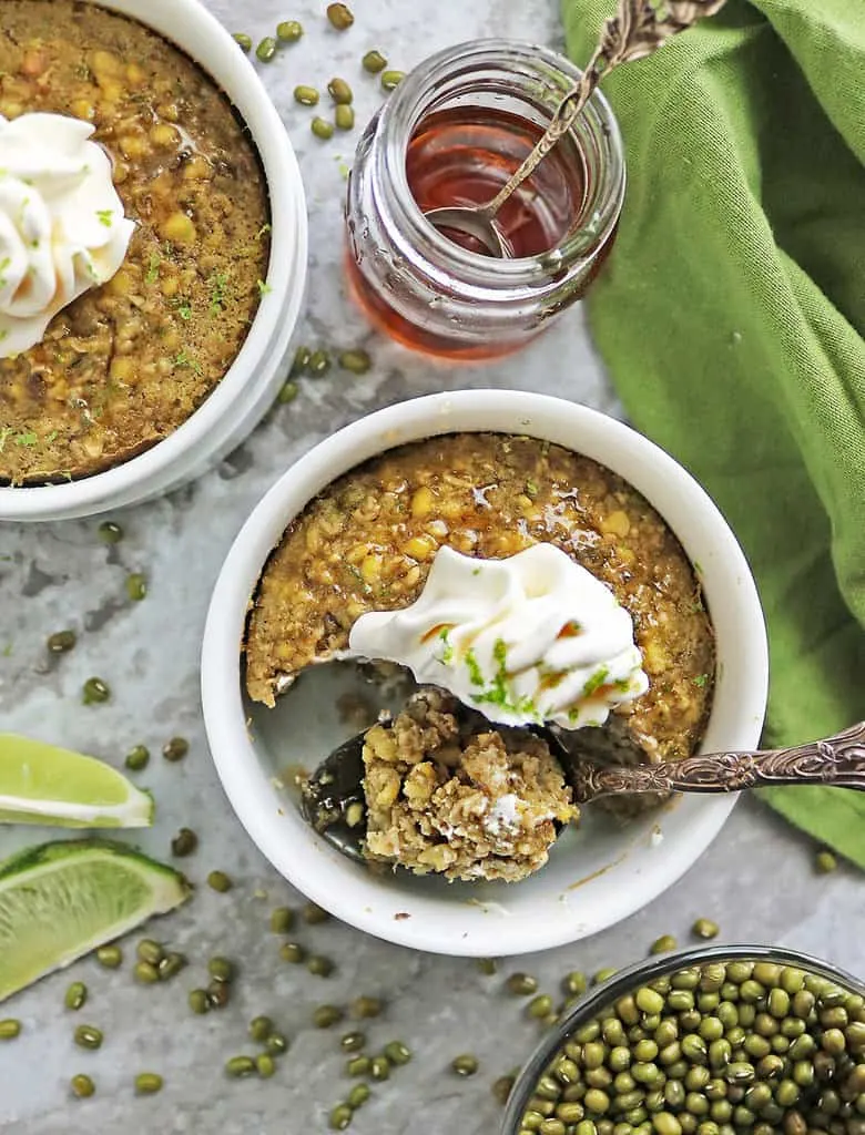 Easy Moong Bean Oatmeal Breakfast Bake