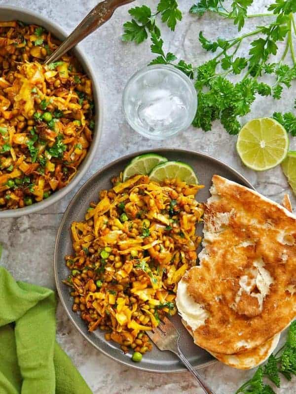 Mung Bean Cabbage Sauté