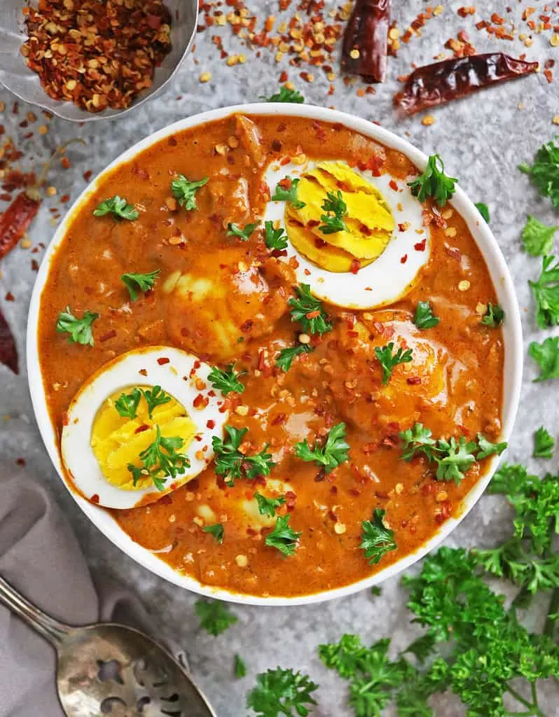 Easy full boiled Egg Curry