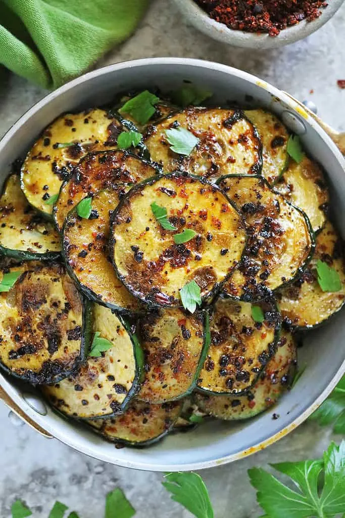 2-Ingredient Pan Fried Cucumbers Recipe - Savory Spin