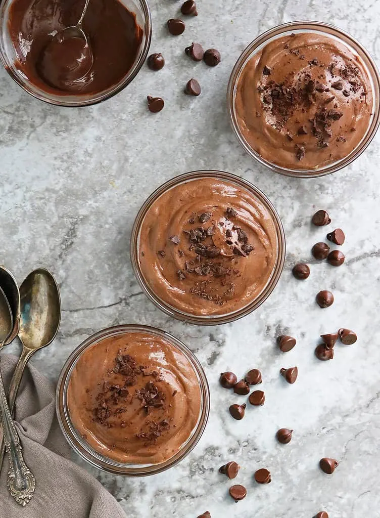 Easy No-cook Egg-free, 3-ingredient, chocolate mousse 