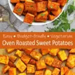 Cubed Roasted Sweet Potatoes