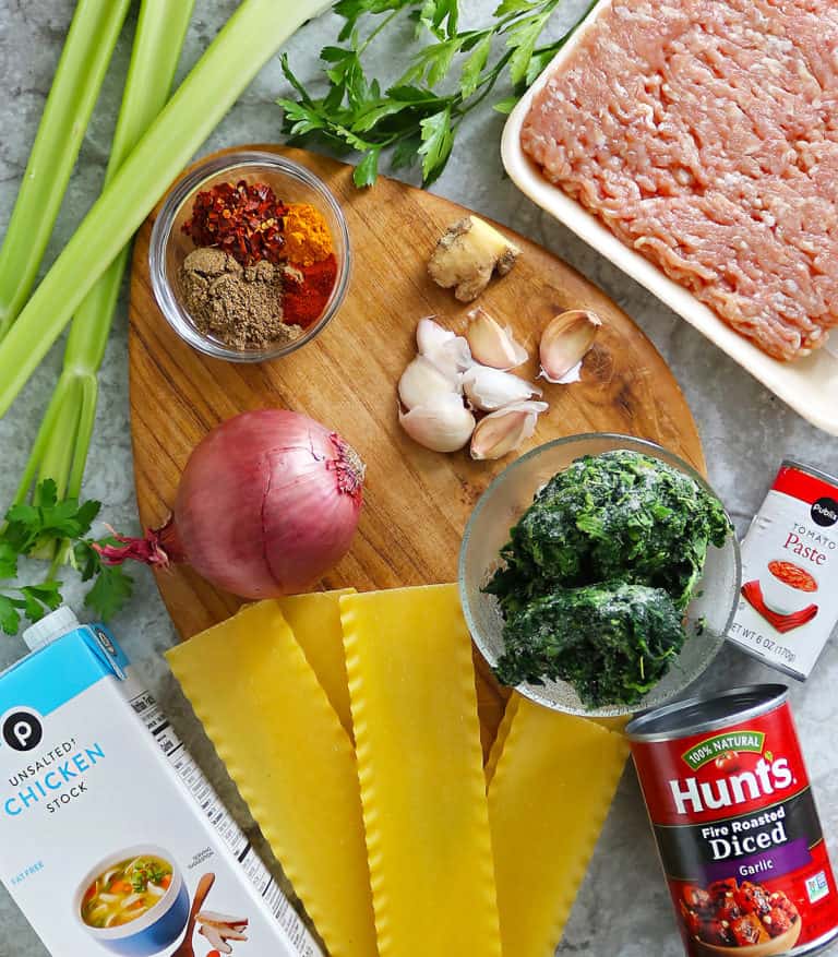 Chicken Lasagna Soup Recipe Savory Spin