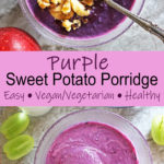 Easy Purple Sweet Potato Porridge