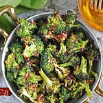 Easy and Quick Hot Honey Broccoli
