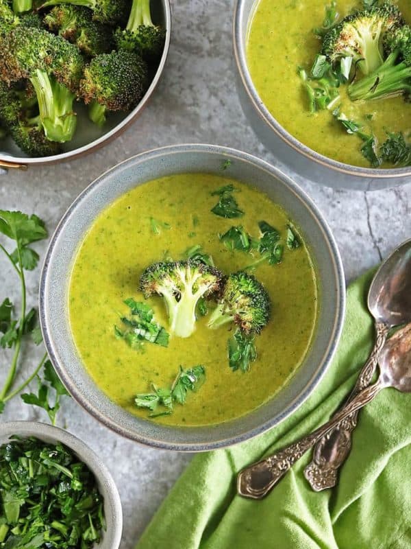 Easy Broccoli and Spinach Soup