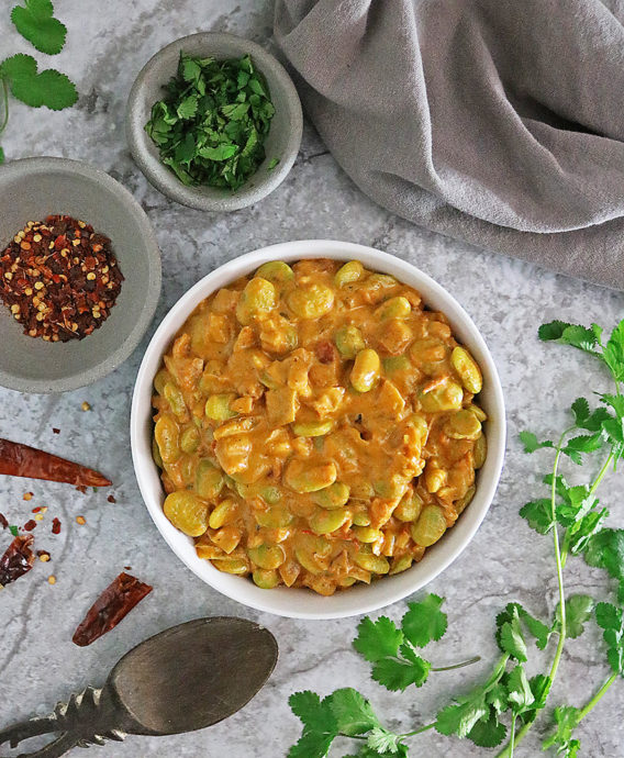 Easy Lima Bean Curry - Savory Spin