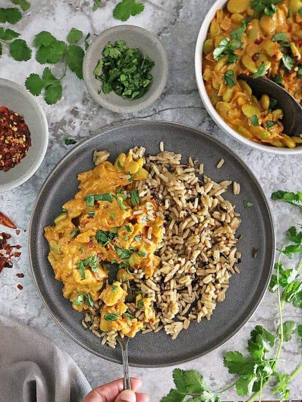 Easy Lima Bean Curry