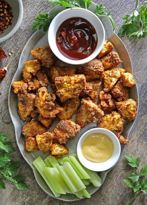 Easy Air Fried Tofu