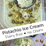 Dairy-free Pistachio Ice Cream