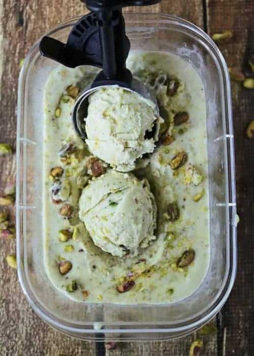 Dairy-free Pistachio Ice Cream