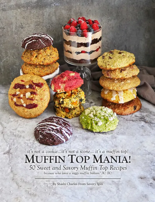 Muffin Top Mani by Shashi Charles - the first and only cookbook with muffin top recipes.