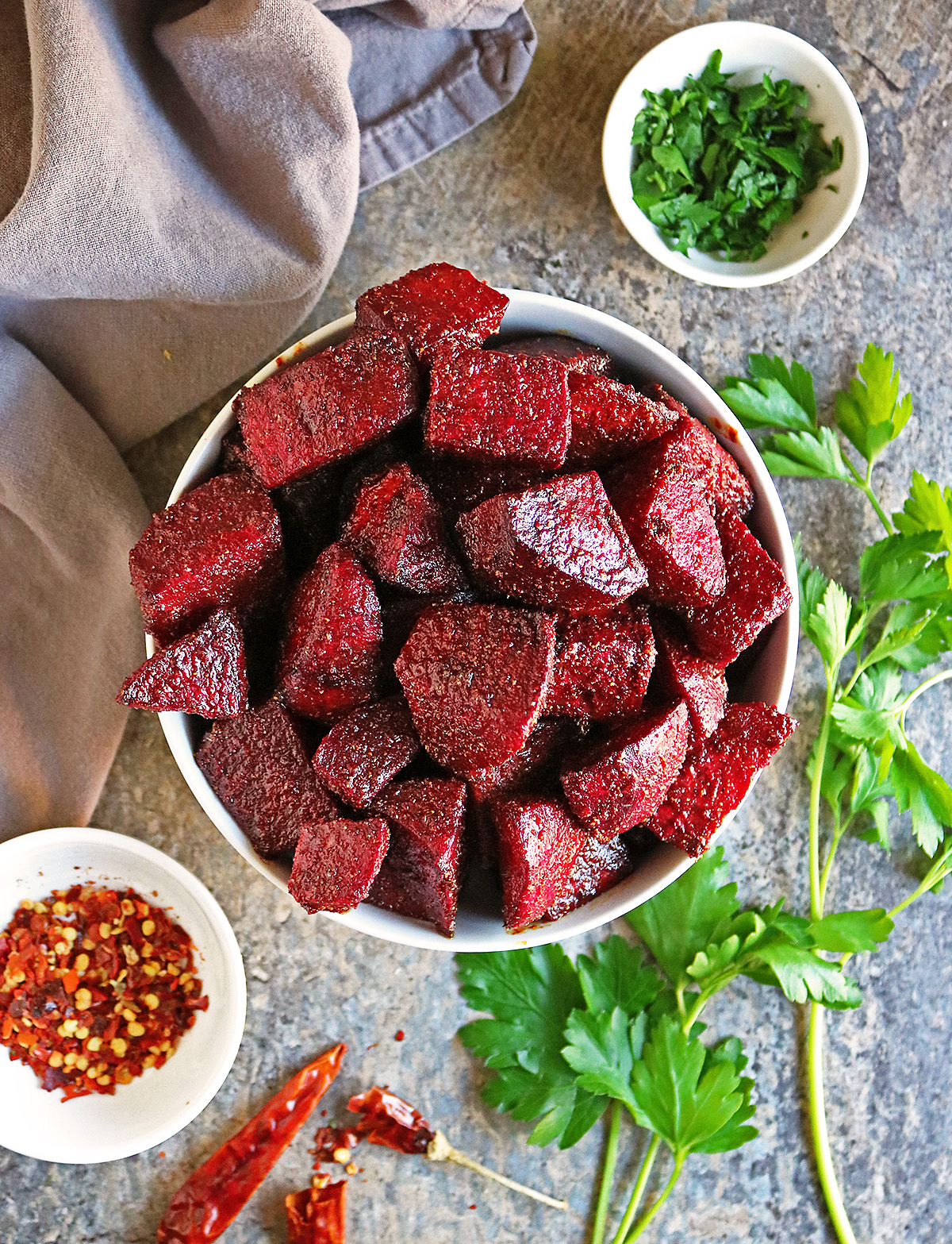 Delicious oven roasted beets