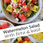 Easy Watermelon Salad with Feta and Basil