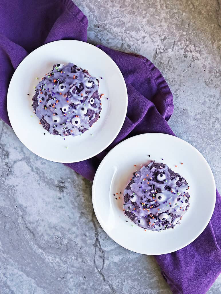 Easy Fun purple sweet potato muffin tops