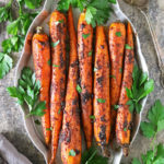 Delicious 5 ingredient roasted carrots