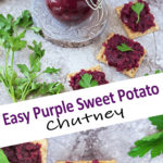 Easy Purple Sweet Potato Chutney