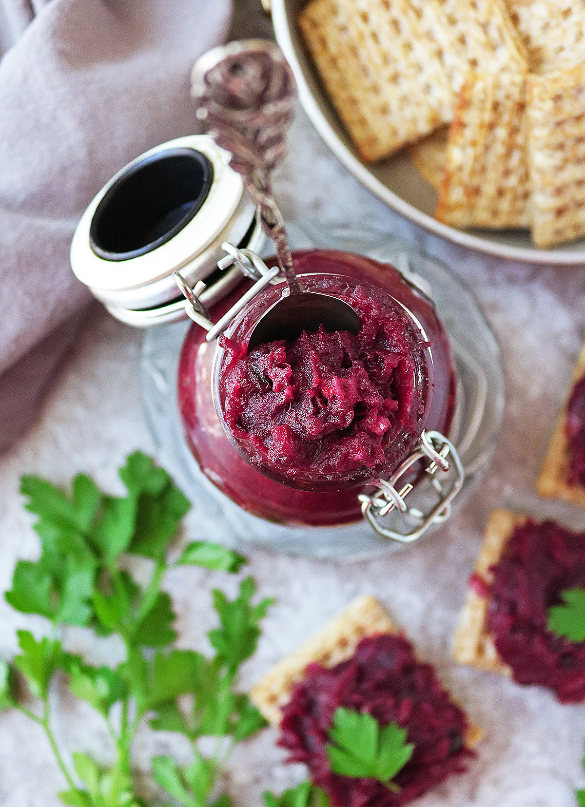 My favorite purple sweet potato chutney