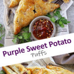 Easy Purple Sweet Potato Puffs recipe