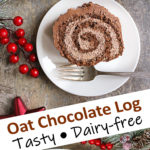 Oat Chocolate Yule Log