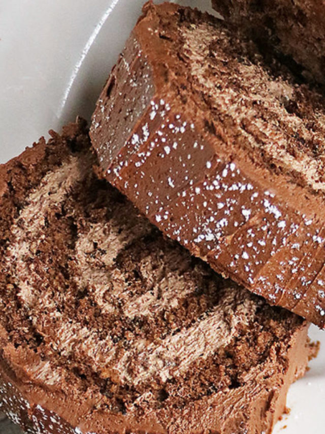 Oat Chocolate Yule Log