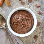 This Easy Vegan Chocolate Avocado Pudding is sugar free and refined sugar free.