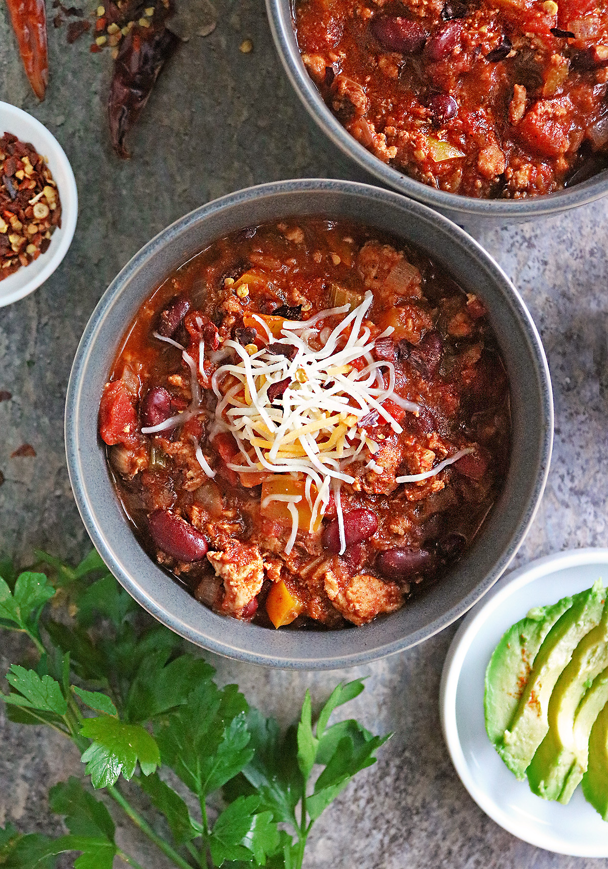 Easy and delicious turkey chili with a secret ingredient.