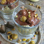 Easy Dubai chocolate chia pudding.