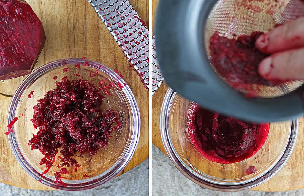 Making natural red food coloring without red dye