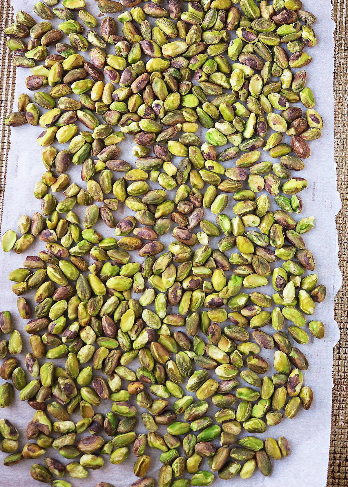 Oven roasted pistachios