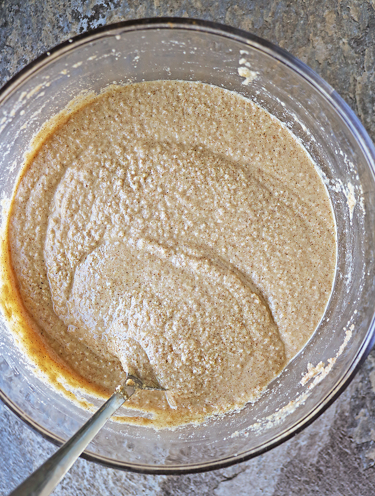 Keto almond pancake batter