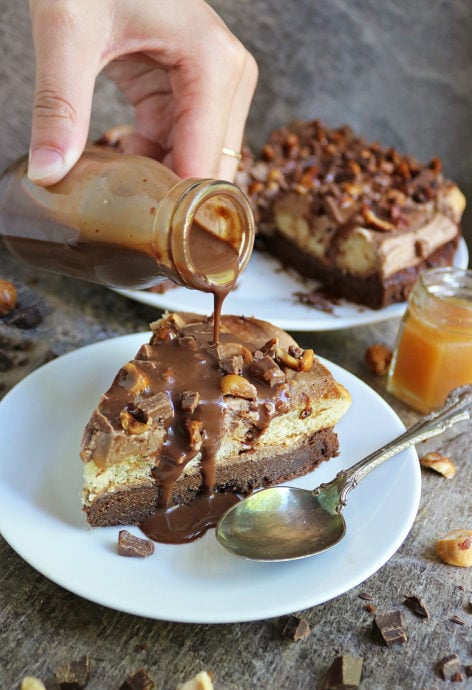 My favorite Chocolate Dulce de leche hazelnut cake