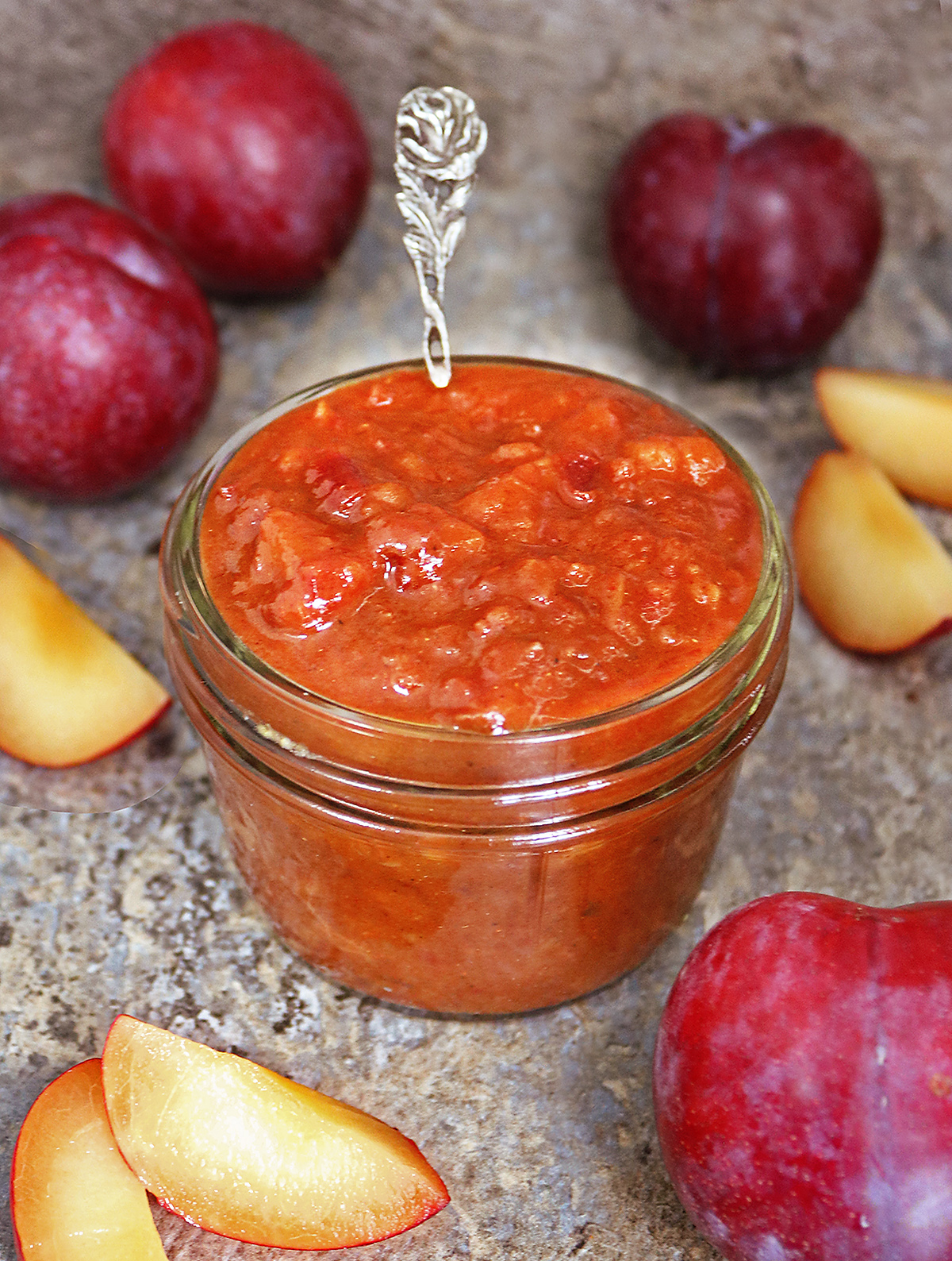 My favorite easy plum chutney