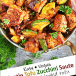 Vegan Chipotle Tofu Zucchini Recipe