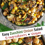Delicious Easy 5-ingredient zucchini onion salad