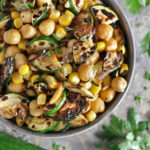 Easy 5-ingredient zucchini onion salad