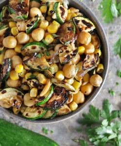 Easy 5-ingredient zucchini onion salad