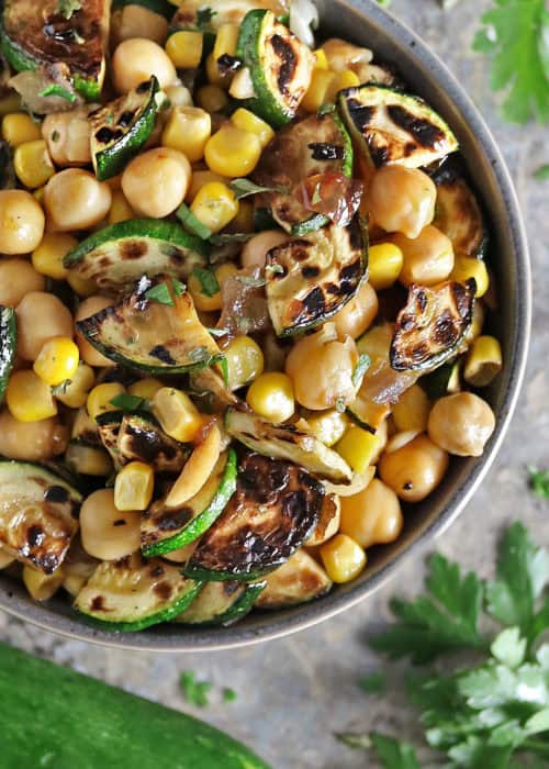Easy 5-Ingredient Zucchini Onion Salad