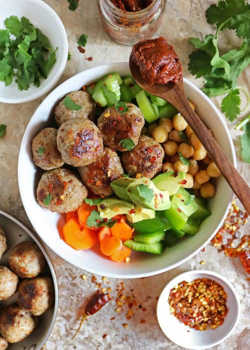 Easy Za’atar Turkey Meatballs